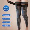 Unisex Knee Pads with Straps and Extended Protection, Self-Heating Wormwood Sleeves for Warmth and Cold Resistance.