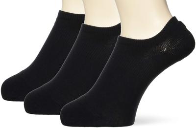 Okamoto Cocopita Sneaker Deep Cotton Размеры для мужчин и женщин Носки, Посадка, Смесь, Набор из 3 пар, 25.0см-27.0см, Черный,