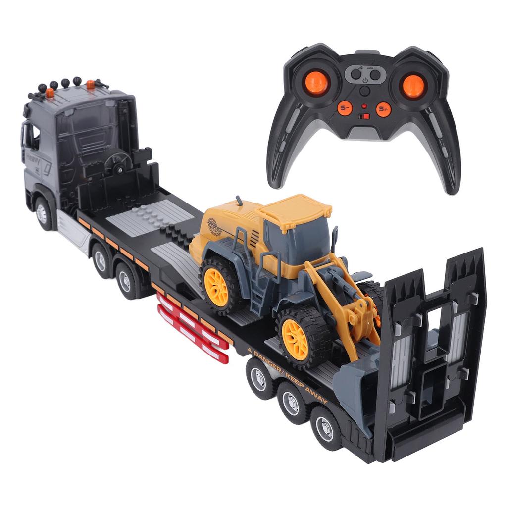 Детский однослойный игрушечный транспортный грузовик с 9 каналами, светом и музыкой, игрушечный транспортный автомобиль с открывающейся дверью