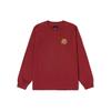 Vans Year Of The Dragon Zodiac Series Printed Letter Crew Neck Pullover Loose Long Sleeve T-Shirt Unisex T-Shirt Red Brown VN000GP87BF