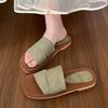 Летние тапочки, женские повседневные сандалии на плоской платформе, женские шлепанцы, женская обувь, корейский трендовый дизайн, zapatos de mujer