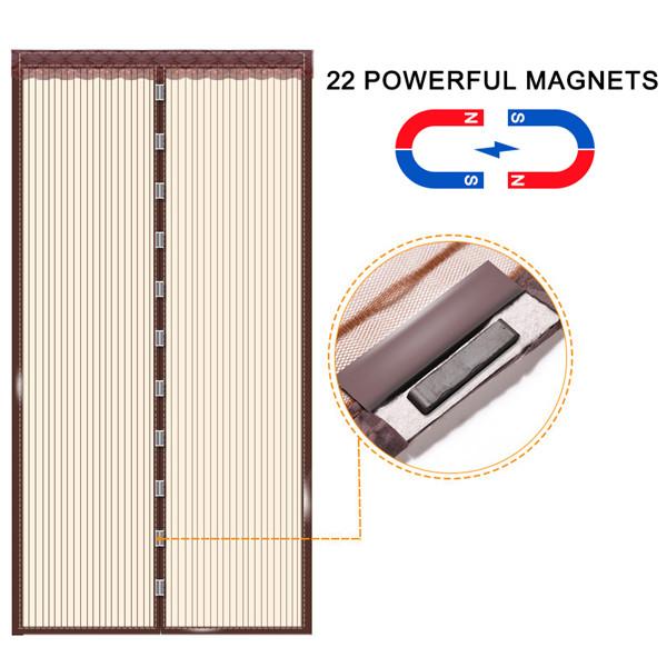 2024 противомоскитная дверная занавеска, магнитная мягкая пряжа, экран, оконная дверь, спальня, самовсасывающая дверная сетка, экран на липучке, дверная сетка, экран