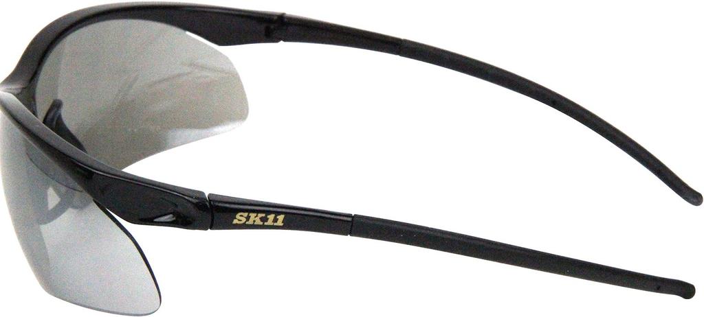 SK11 Safety Hard Glass Light Smoke Mirror Hard Coat Anti-Fog Lens UV Protection 3D Fit Temple SG-31