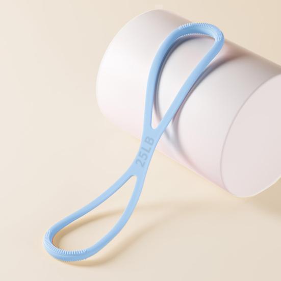 Эспандер-восьмерка Лента сопротивления для упражнений Рука Плечо Растяжка Силовые тренировки Фитнес Эластичный ремень 15/25/35 фунтов Мужчины Женщины Нескользящий силиконовый трос натяжения