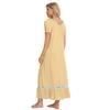 Pajamas for Women Short Sleeve Night Sleep Dress Comfy Loose Casual Lounge Wear Spring Summer Autumn Nightgowns