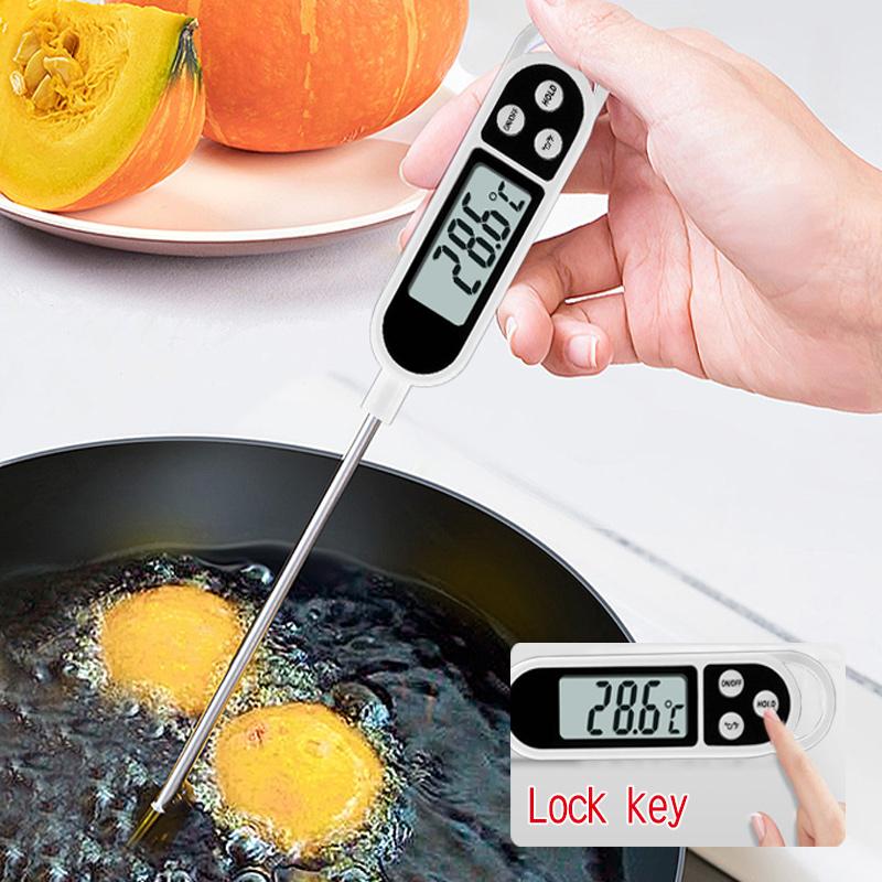 Food Thermometer, Electronic Barbecue Thermometer, Baking Water Temperature Gauge, Measuring Water Temperature, Oil Temperature,