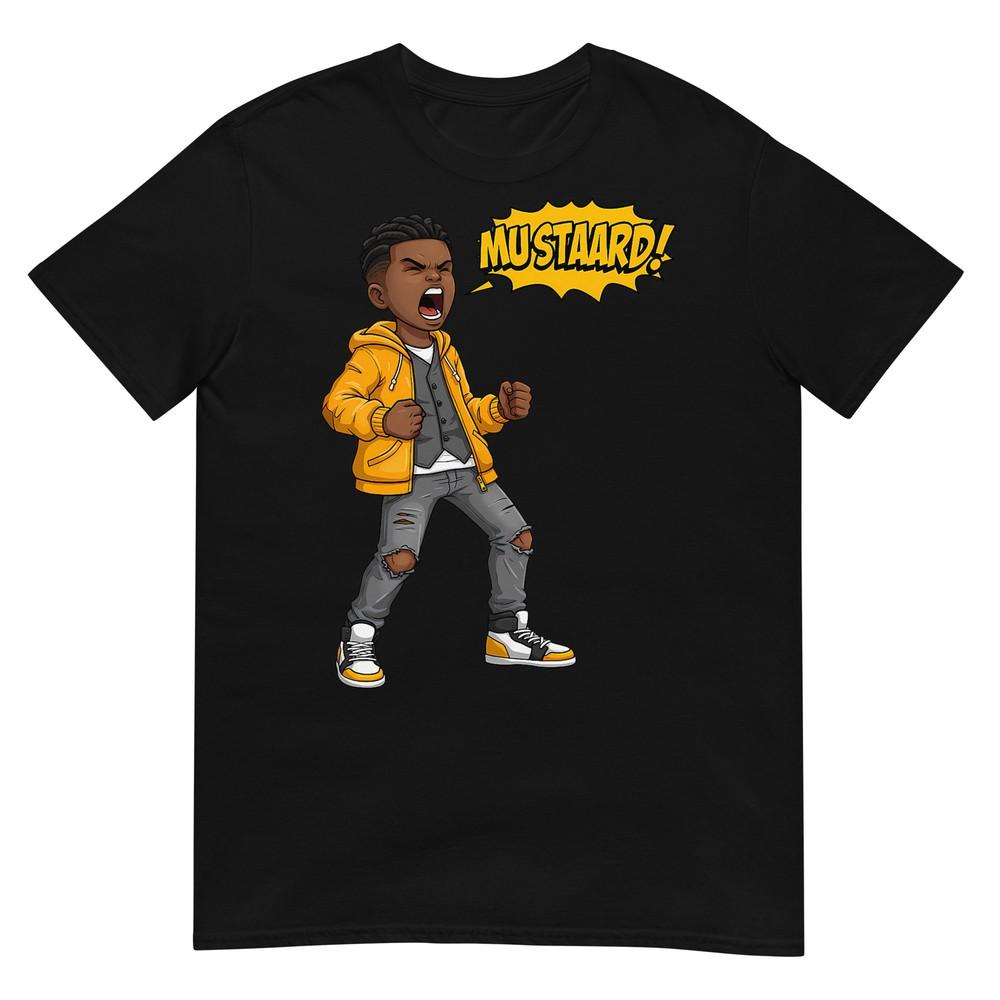 Mustard Bold Stateunisext Funny Urban Style Design Boys Girls TShirt