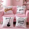 Модный бренд G-Gibson Наволочка-подушка Мягкий короткий плюш Двусторонняя печать Декор для дома Машинная стирка Наволочка Подарок