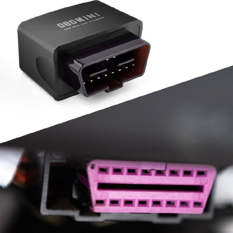Автомобильное зарядное устройство OBD с двумя портами, адаптер для зарядки телефона, OBD2 разветвитель 12В 24В