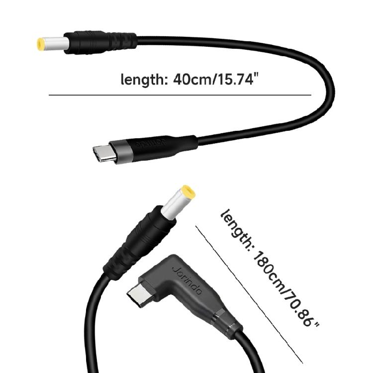 Кабель питания USB C на DC5.5mmX2.1mm, вход USB Type C, выход DC12V, для зарядки, прочный