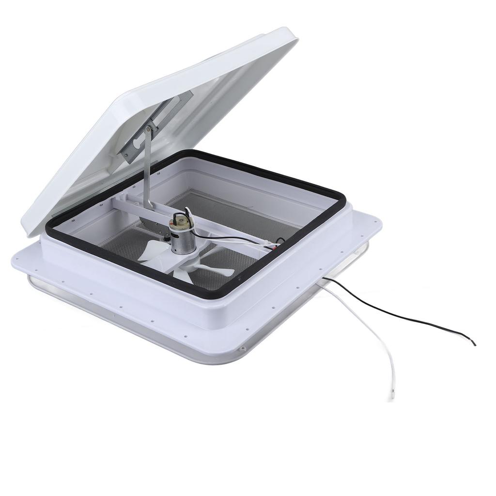 14-дюймовый вентиляционный люк на крышу автофургона, универсальный вентиляционный люк на крышу с реверсивным вентилятором 12 В для вентиляции автофургона