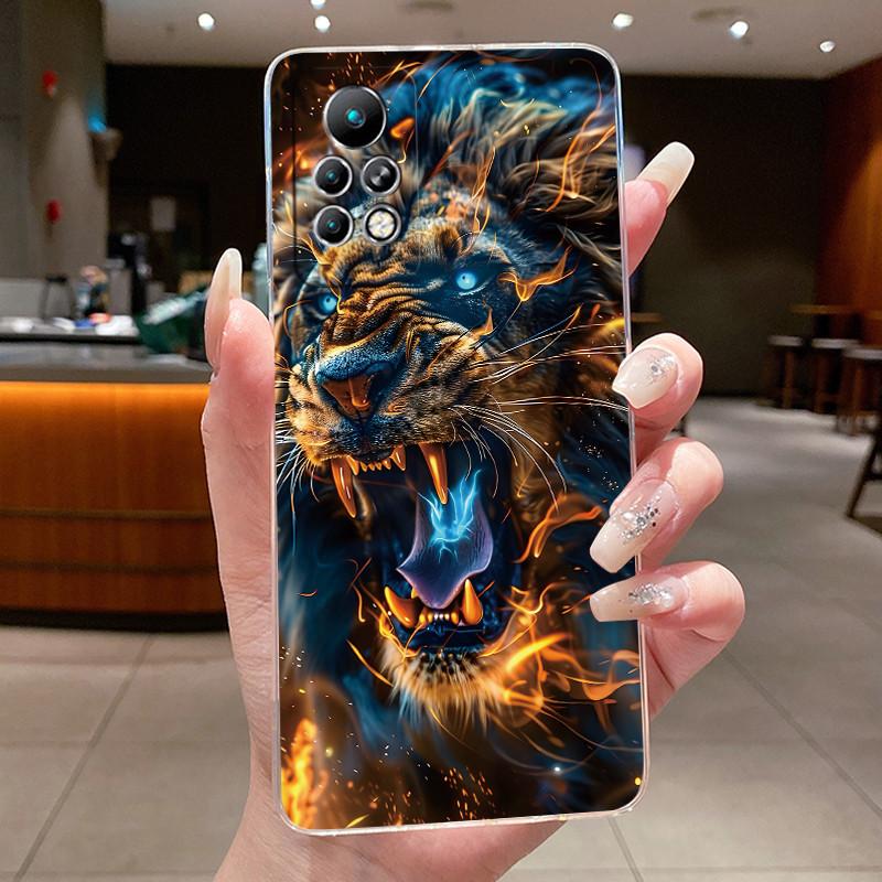 Чехол для Infinix Note 11 Pro X697 11s X698 Note11 X663 X663B Эстетичный Милый Крутой Для Мальчиков Девочек Прозрачный Мягкий Силиконовый Чехол для Телефона