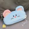 Cute Plush Pink Pig Pencil Case Children's Stationery Organizer Pen Bag Portable Large Capacity Pen Bag Student