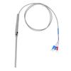 BERM 100mm Probe Thermocouple PT100 Temperature Sensor Probe 0?400 Celsius  1 Meter Length