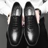 Мужская повседневная обувь из натуральной кожи, высокая подошва, британские оксфорды, модная формальная обувь, обувь класса люкс, деловые лоферы