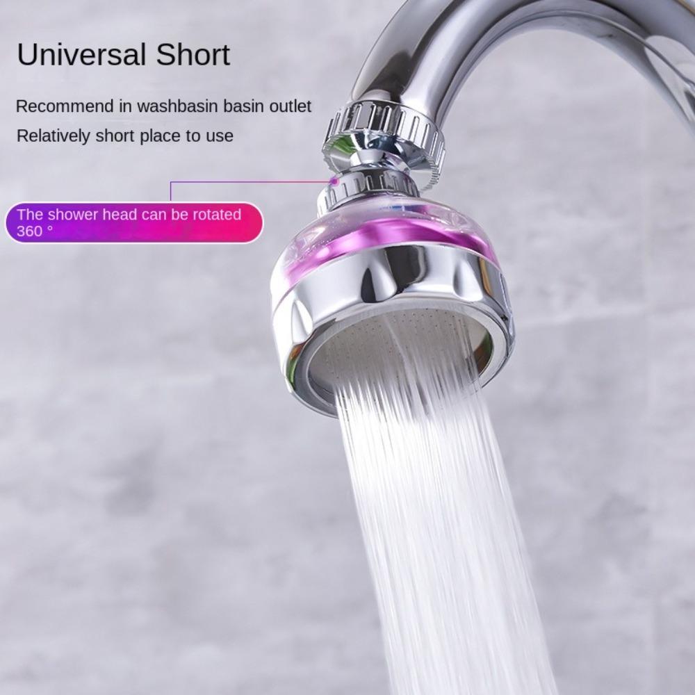 Fan Filter Splash-Proof Faucet 360° Rotation Turbocharged Shower Head Kitchen Faucet  Kitchen