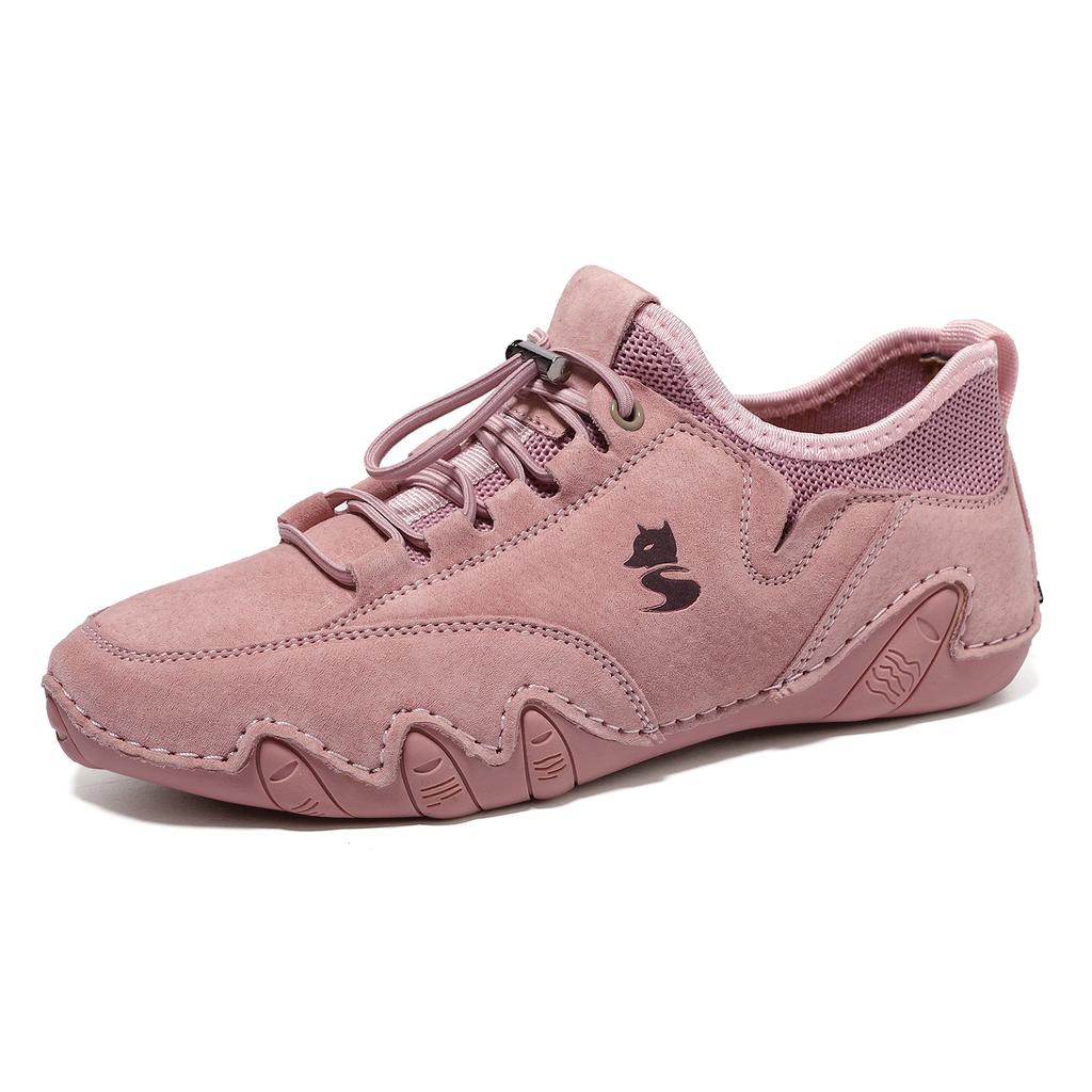 Large Size Women's Shoes Outdoor Casual Shoes Autumn and Winter First Layer Leather Shoes Sports Shoes Fox Shoes