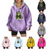 Women's Fashion Casual Christmas Angel Print Pullover Long-Sleeve Sweatshirt