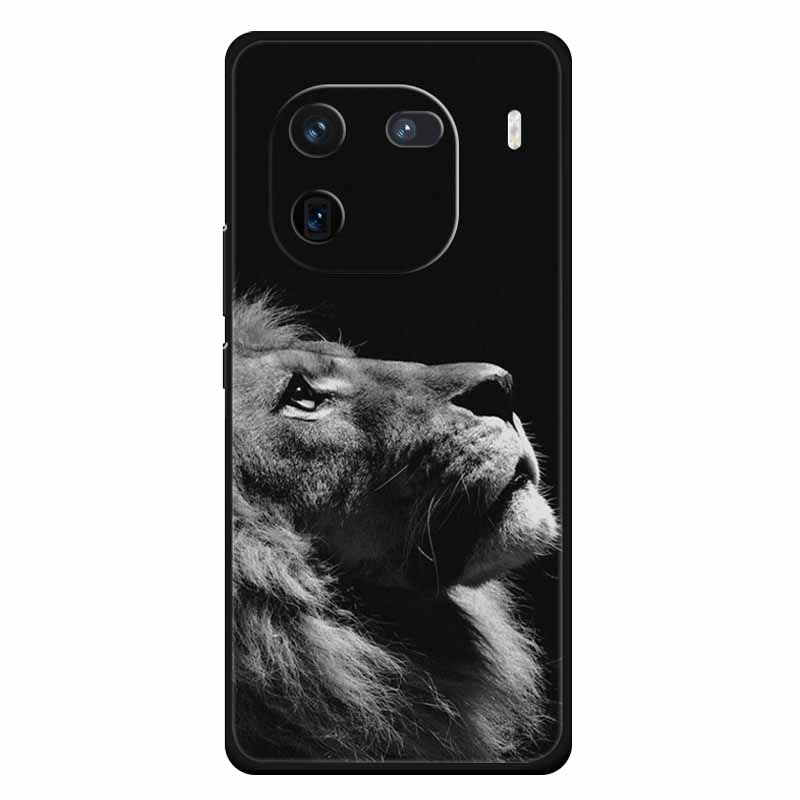 For Vivo Iqoo 12 Case Soft Silicone Cat Owl Fashion Back Covers for Vivo iQOO 12 Pro Cases Marble Shockproof Phone Shells Iqoo12