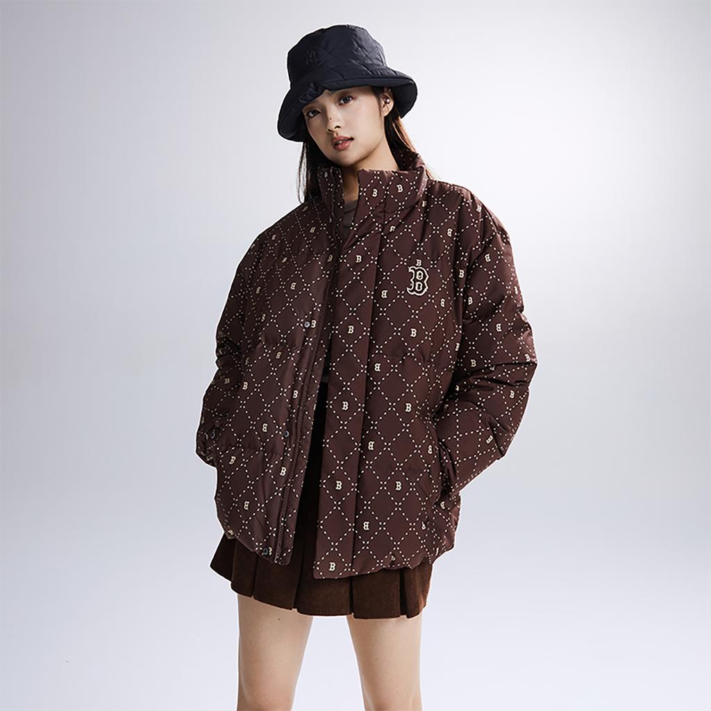 Новые пуховики MLB Унисекс Темно-коричневые 3ADJM0536-43BRD