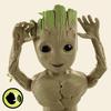 Marvel I Am Groot Groove & Glow Groot, 13.5-inch (34.3cm) Interactive Action Figure with Music & Sound, Superhero Toy, Ages 4+, F8027, Authentic