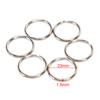 100Pcs/Lot Key Rings Diy Metal Key Holder Split Rings Hoop Metal Loop Keychain