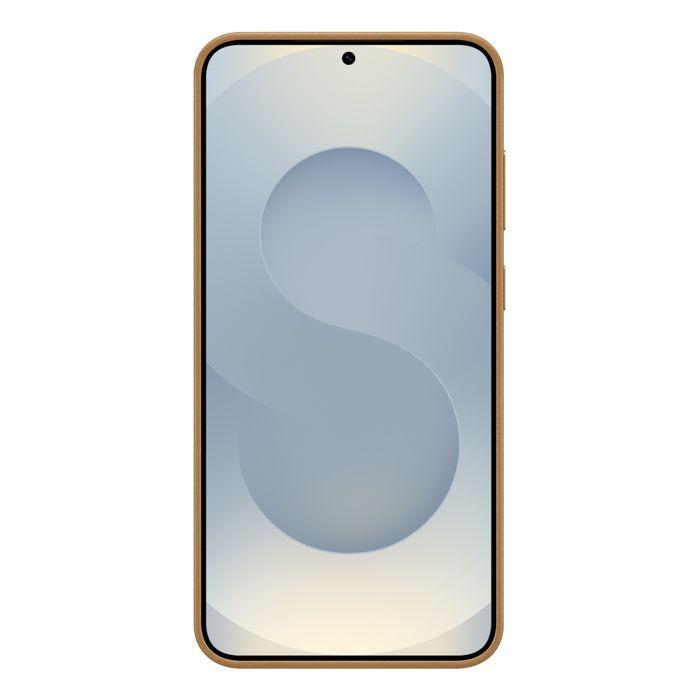 Чехол для Samsung Galaxy S25 Plus из натуральной кожи Kindsuit Samsung Золотой
