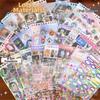 Coil-Bound Scrapbook Stickers Ring Binding Animal Sticker Book  Journaling Scrapbooking Decoration