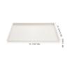 Melamine Appetizer Plate Rectangular Food Serving Tray Storage Plate For Kitchen Party Snack Fruit Nuts Bread Dessert