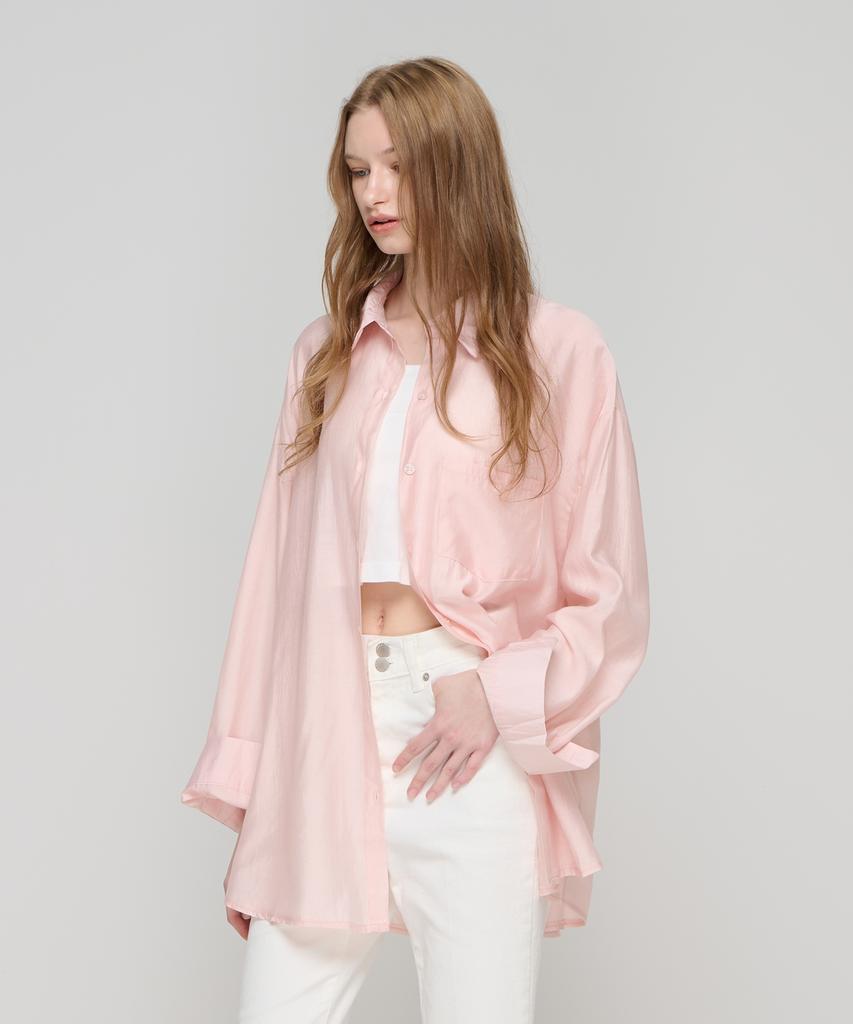 CARGOBROS ДЛЯ ЖЕНЩИН Рубашка-overshirt без складок (розовый)