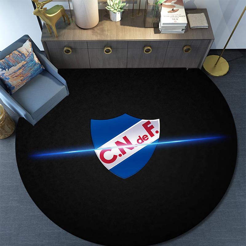 Club Atletico Independiente2 Round Area Rug,Carpet Rug for Living Room Bedroom Sofa Playroom Decor,Non-slip Floor Mat