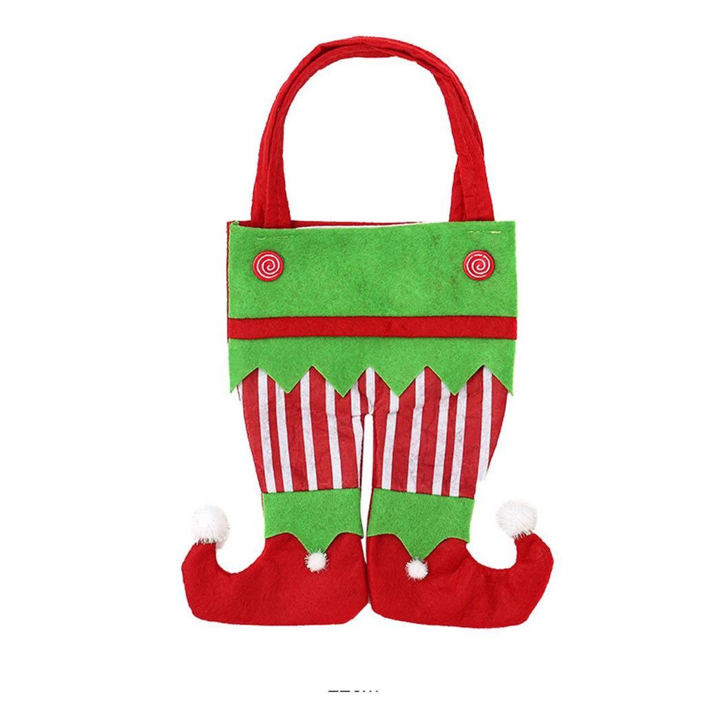 Рождественские подарки Рождественские украшения Эльф/ Мешок Мешок для конфет Рождественский подарок Подарочный мешок