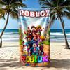 Roblox2 Beach Towel Super Soft & Absorbent Comfortable Lightweight Perfect for Traveling Yoga Camping and Swimming