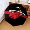 Miami-Heat Basketball Art Umbrella Folding umbrella, automatic umbrella 8-Frame for Travel, camping Use Gift for Halloween Christmas