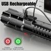 60W Super Powerful LED Flashlight Zoom Tactical Torch Built-in Battery USB Rechargeable Waterproof Lamp Ultra Bright Lantern
