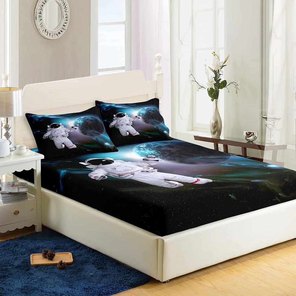 Узор Розовый Фламинго Шапка на Кровать Комплект из Трех Предметов Цифровая Печать Постельное Белье Шапка на Кровать Комплект из Трех Предметов Дети И Взрослые