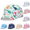 Children Cartoon Animal Baseball Cap Adjustable Cotton Blend Sun Hat for Boys Girls 4-10Y Spring Autumn Unisex Breathable Outdoor Caps