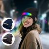USB Rechargeable Smart Bluetooth Beanie Built-in Speaker Mic Bluetooth Earflap Hat Outdoor Running