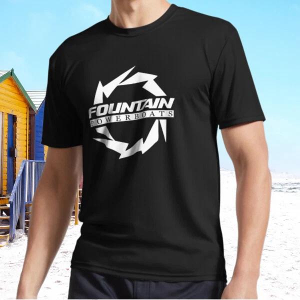 New Fountain Powerboats Boats Active T-Shirt Funny Size S - 5XL