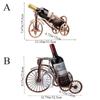 1Pcs Carriage Bike Wine Rack Cup Organizer Wine Bottle Display Durable Wine Glass Holder