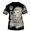 Lion King Printed Men's T-shirt 3d Printed Summer New Crew Neck Short Sleeve T-shirt Top Trend Style Men's Clothing Fashion Casual T-shirt
