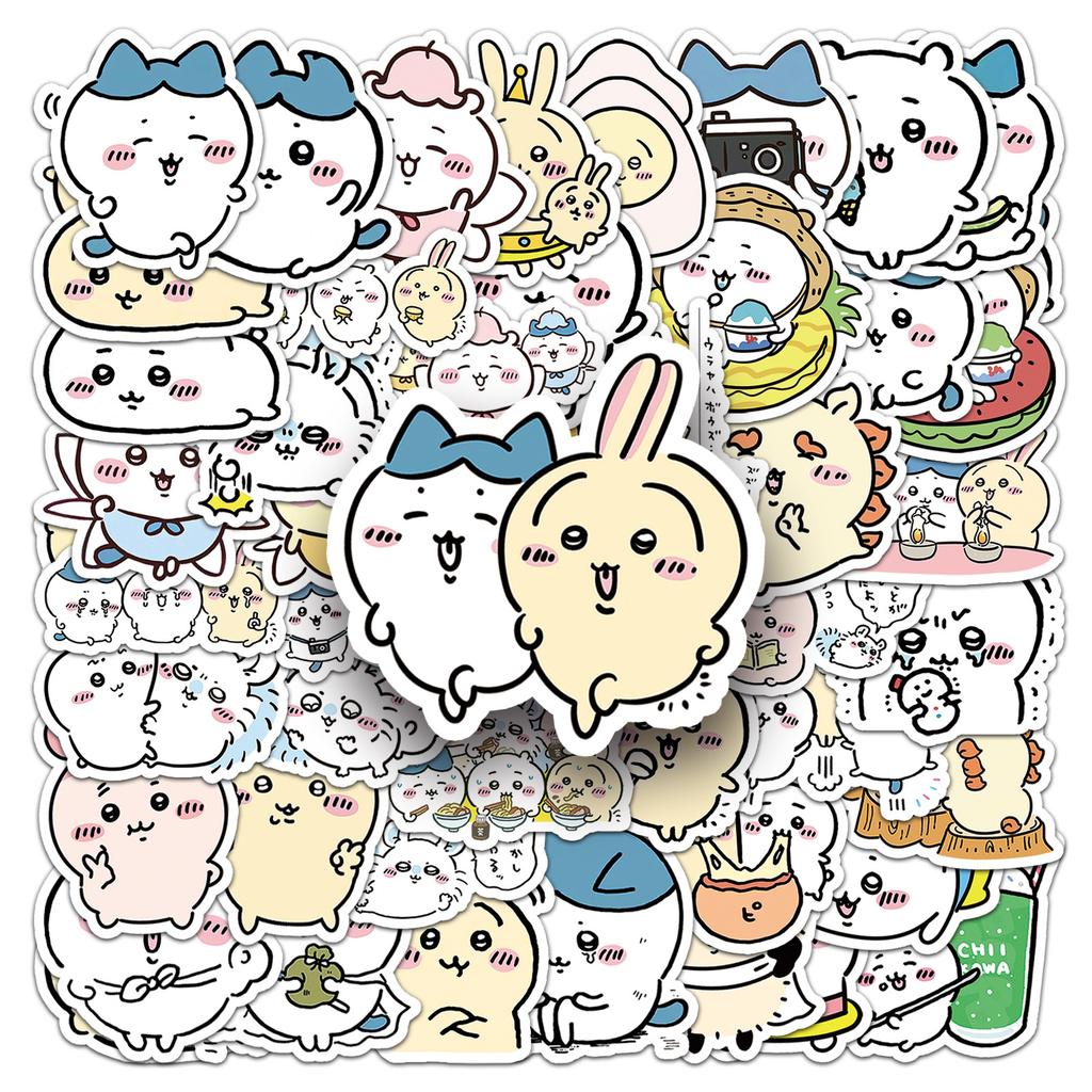 51 Cartoon Stickers Cute Emoticon Packs Ji Kawa Decorative Mobile Phone Case Water Cup Guka Stickers