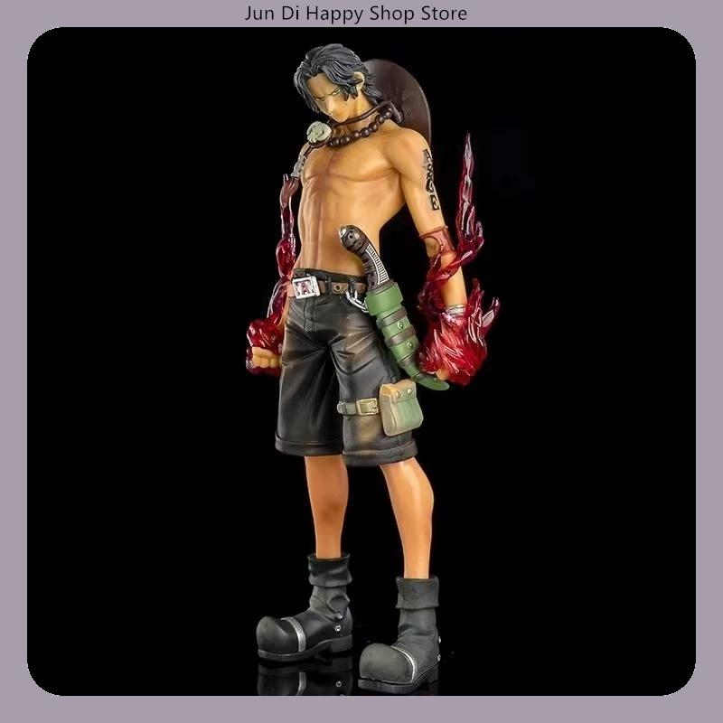 26 см One Piece Портгас Д. Статуэтка-модель Аса огненного кулака из аниме, стоячая поза, Декор для подарка на день рождения