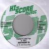 7inch Record ANTHONY B / LEAFNUTS - Rasta Fi Lead Yah / Up Yah NONE Hi-Score Music 2003 Sweden Reggae, Ska & Dub Used