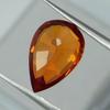 8.20 Ct Natural Ceylon SAPPHIRE Pear Shape Orange Color   Loose Gemstone