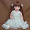 Мягкая силиконовая кукла Reborn для маленьких девочек, 55 см, игрушка, реалистичная, 22 дюйма, принцесса для маленьких детей, подарки на день рождения для ребенка