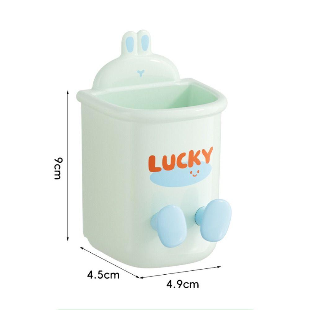 Настенная полка для хранения зубной пасты, мультяшная подставка для электрических зубных щеток, органайзер для ванной комнаты