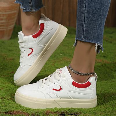 Весенние маленькие белые туфли женские 2025 новые весенне-осенние шикарные универсальные спортивно-повседневные кеды на плоской подошве с юбками