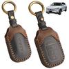 [TatkDIY] Applicable New Vezel RV Key Case Genuine Leather Key Cover Accessory Dress Up