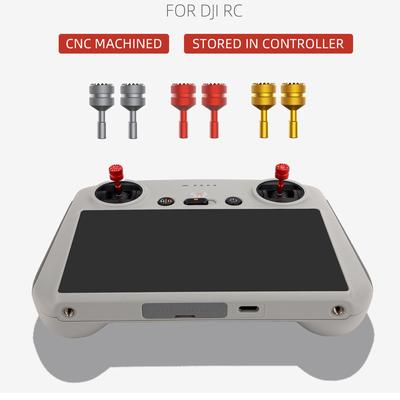 (H0826)2PC CNC алюминиевый контроллер ручка замена джойстика качелька для большого пальца для DJI MINI 3 PRO RC пульт дистанционного управления